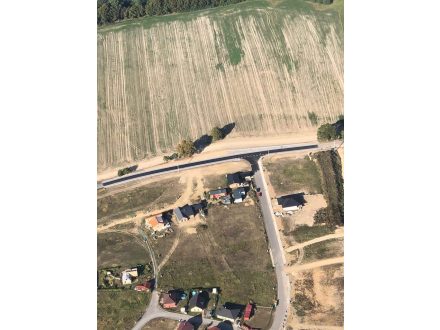 Letecký snímek - Silnice v Plané nad Lužnicí